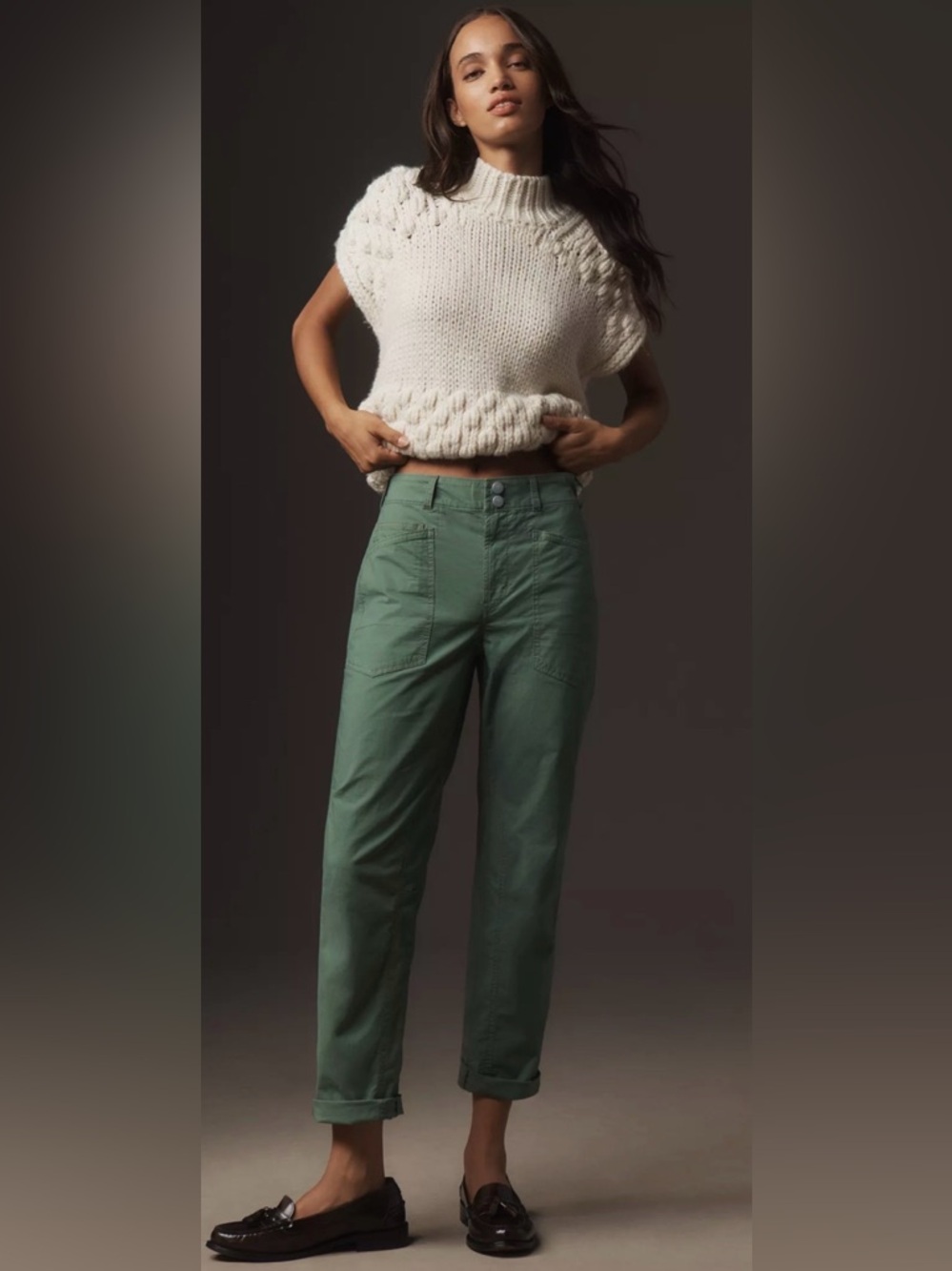 ANTHROPOLOGIE The Wanderer Mid-Rise Relaxed Leg Pants by Pilcro Size 16W